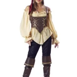 Rustic Pirate Lady Adult Costume