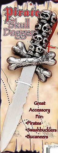 Skull Pirate Dagger